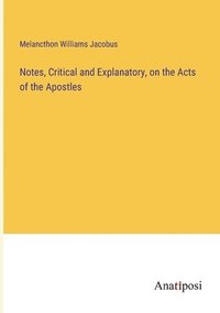 bokomslag Notes, Critical and Explanatory, on the Acts of the Apostles