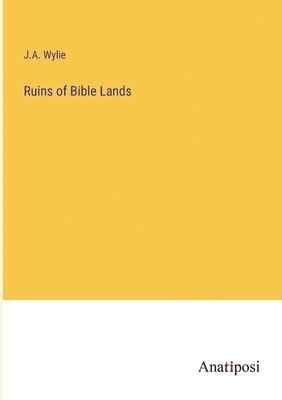 J a Wylie, J. a. Wylie, J.A. Wylie, J. A. Wylie - Ruins of Bible Lands, Häftad
