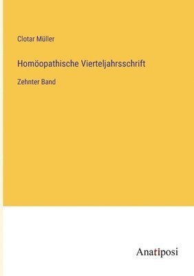 Homöopathische Vierteljahrsschrift