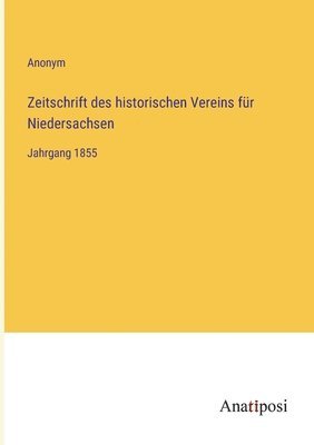 bokomslag Zeitschrift des historischen Vereins fur Niedersachsen