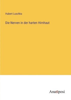 Die Nerven in der harten Hirnhaut 1