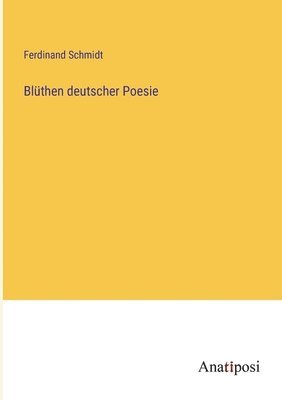 bokomslag Blüthen deutscher Poesie