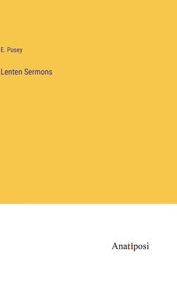 Lenten Sermons 1