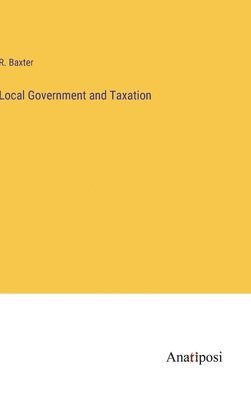 Local Government and Taxation 1