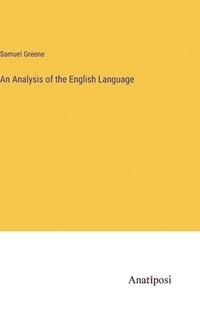 bokomslag An Analysis of the English Language