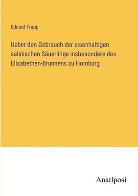bokomslag Ueber den Gebrauch der eisenhaltigen salinischen Säuerlinge insbesondere des Elizabethen-Brunnens zu Homburg