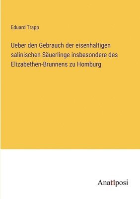 bokomslag Ueber den Gebrauch der eisenhaltigen salinischen Sauerlinge insbesondere des Elizabethen-Brunnens zu Homburg