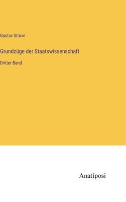 bokomslag Grundzüge der Staatswissenschaft