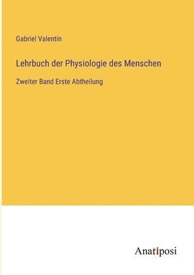 bokomslag Lehrbuch der Physiologie des Menschen