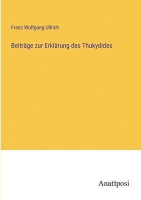 bokomslag Beitrge zur Erklrung des Thukydides