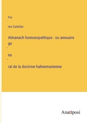 Almanach homoeopathique 1