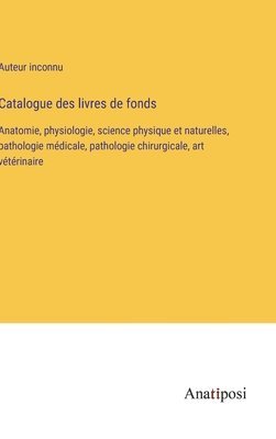 Catalogue des livres de fonds 1