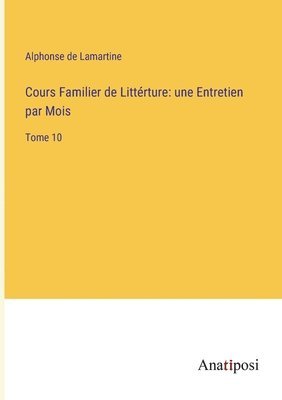 Cours Familier de Littrture 1