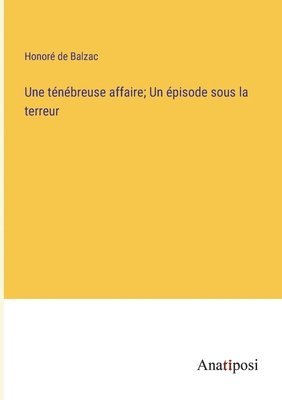 bokomslag Une tnbreuse affaire; Un pisode sous la terreur