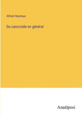 bokomslag Du cancrode en gnral