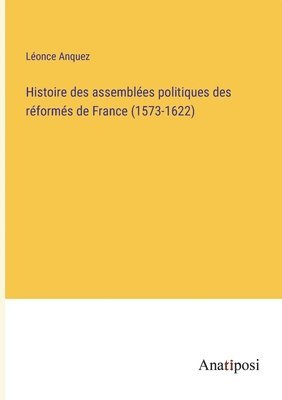 bokomslag Histoire des assembles politiques des rforms de France (1573-1622)