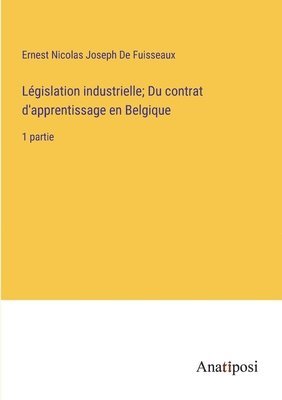 bokomslag Lgislation industrielle; Du contrat d'apprentissage en Belgique