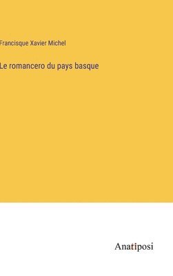 bokomslag romancero du pays basque