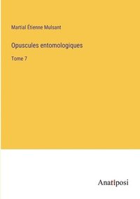 bokomslag Opuscules entomologiques