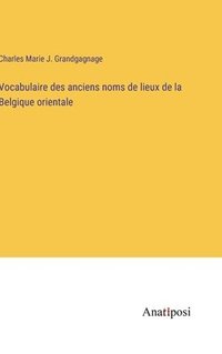 bokomslag Vocabulaire des anciens noms de lieux de la Belgique orientale