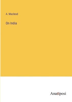 bokomslag On India