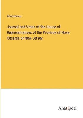 bokomslag Journal and Votes of the House of Representatives of the Province of Nova Cesarea or New Jersey