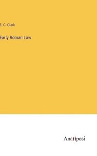 bokomslag Early Roman Law