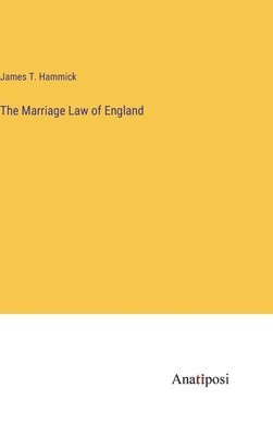 Marriage Law of England