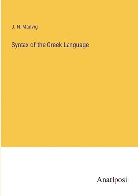 Syntax of the Greek Language 1