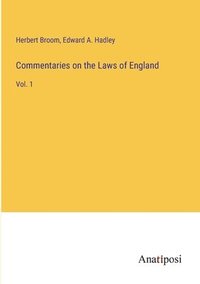 bokomslag Commentaries on the Laws of England
