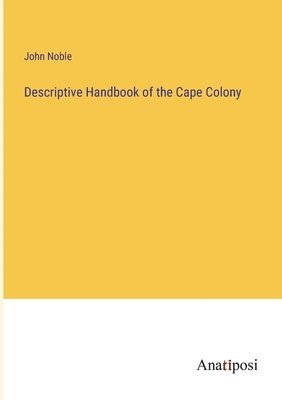 bokomslag Descriptive Handbook of the Cape Colony