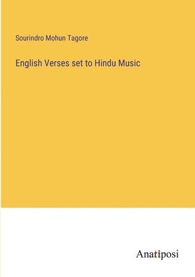 English Verses set to Hindu Music 1