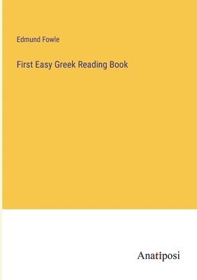 bokomslag First Easy Greek Reading Book