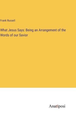 bokomslag What Jesus Says