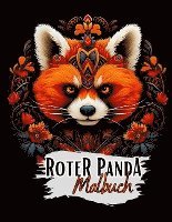bokomslag Schwarzes "Roter Panda Malbuch".