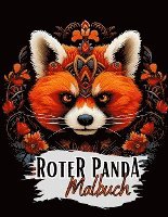 bokomslag Schwarzes "Roter Panda Malbuch".