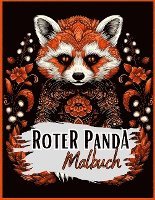 Schwarzes Malbuch "Roter Panda".