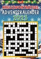 bokomslag Kreuzworträtsel Adventskalender 2023 Weihnachtsgeschenk: Senioren Adventskalender mit 48 Kreuzworträtseln zwei Rätseln für jeden Tag bis Weihnachten i