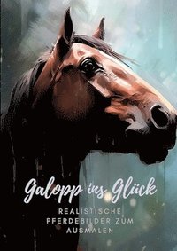 bokomslag Galopp ins Glück: Realistische Pferdebilder zum Ausmalen