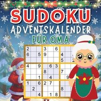bokomslag Sudoku Adventskalender 2023: Senioren Adventskalender mit +70 Sudokus (Leicht bis Schwer) für jeden Tag bis Weihnachten in großer Schrift, inkl. Lö