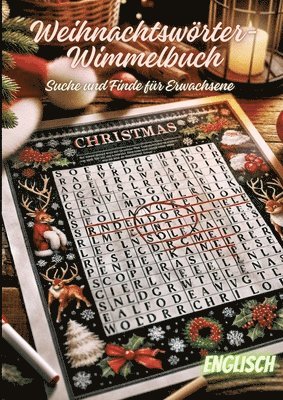 bokomslag Weihnachtswörter-Wimmelbuch: Suche und Finde für Erwachsene