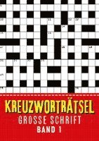 bokomslag Kreuzworträtsel Große Schrift - Band 1: Große Schrift Kreuzworträtselbuch