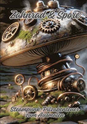 bokomslag Zahnrad & Spore: Steampunk-Pilzabenteuer zum Ausmalen