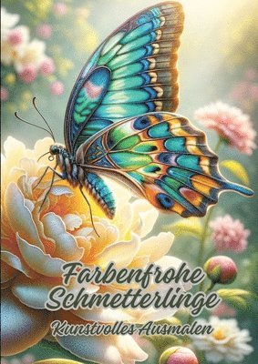 Farbenfrohe Schmetterlinge: Kunstvolles Ausmalen 1