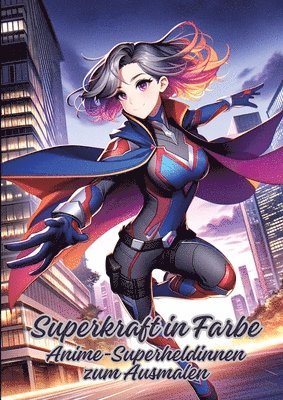 Diana Kluge - Superkraft in Farbe: Anime-Superheldinnen zum Ausmalen, Häftad