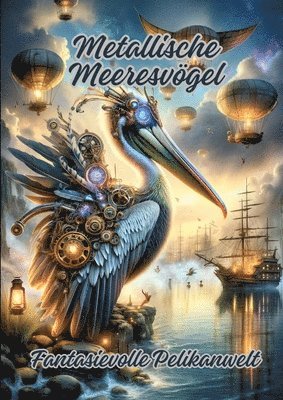 Metallische Meeresvögel: Fantasievolle Pelikanwelt 1