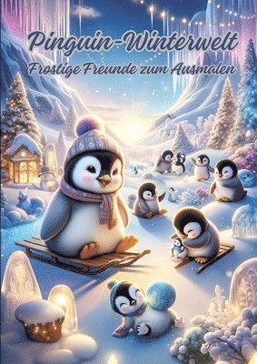 Pinguin-Winterwelt: Frostige Freunde zum Ausmalen 1