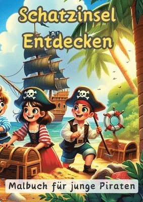 bokomslag Schatzinsel Entdecken: Malbuch für junge Piraten