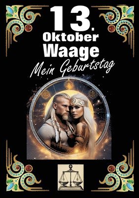bokomslag 13. Oktober, mein Geburtstag: Geboren im Zeichen der Waage. Meine Eigenschaften und Charakterzüge, meine Stärken und Schwächen, meine Geburtstagsbegle