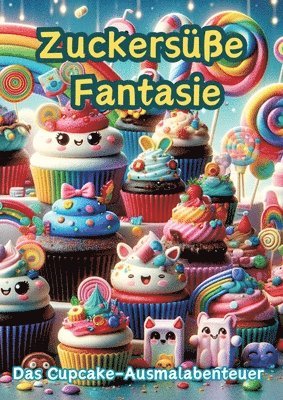 bokomslag Zuckersüße Fantasie: Das Cupcake-Ausmalabenteuer
